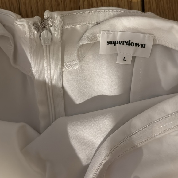 Superdown Lilia White Strapless Dress - Picture 5 of 6